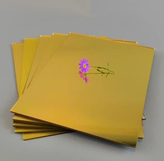 Lembaran Cermin Emas Polistirena