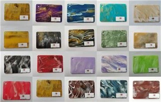 Lembaran Akrilik marmar mutiara untuk hiasan