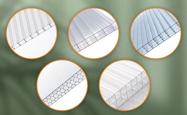 polycarbonate hollow sheet types polycarbonate hollow sheet types